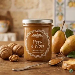 confettura extra di pere e noci sicilian