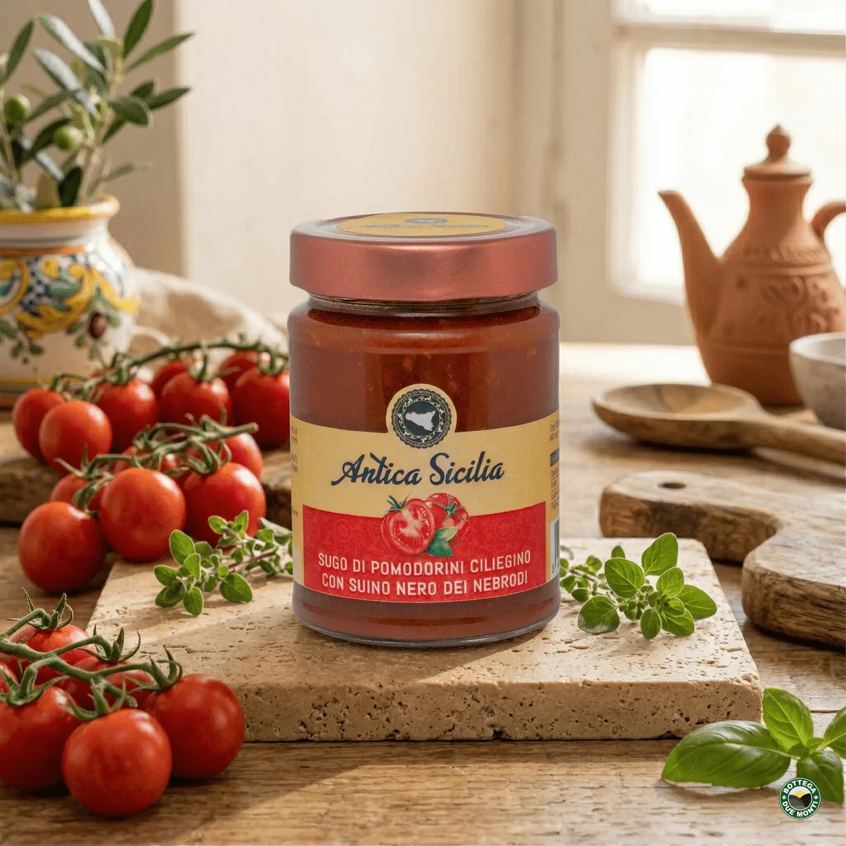 sugo di pomodorini ciliegino con suino nero dei nebrodi sugo di pomodorini ciliegino con suino nero dei nebrodi
