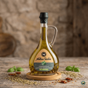 olio evo aromatizzato all'origano